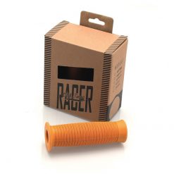 Griffe CAFE RACER (Paar) STREET - HATTORI (Ø 22 x 120mm) in ORANGE/SCHWARZ