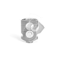 Vario Riser-Lenkblock ABM variabel Originalaufnahme in SILBER für Ø 28.6mm