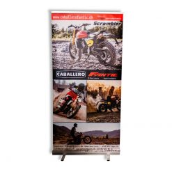 Roll-Up Display Fantic Caballero Scrambler 200x100cm