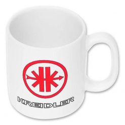 Tasse Kreidler Logo weiss/rot