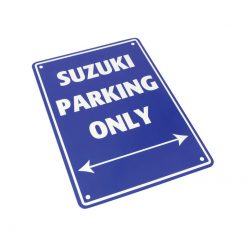 Parkschild SUZUKI PARKING ONLY (Grösse: 205x290mm)