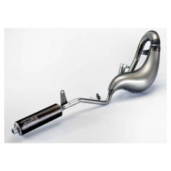 Auspuff Polini Top One Piaggio Ciao, Aludämpfer schwarz eloxiert