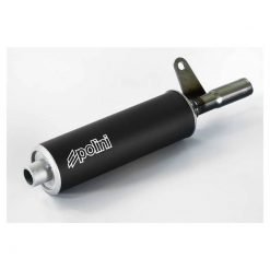 Schalldämpfer Alu schwarz eloxiert Polini SP zu 014060 / 014075