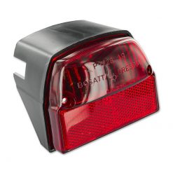Rücklicht Piaggio SI FL/2 schwarz abgerundetes Glas