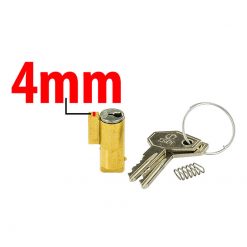 Schloss für Gabel Piaggio Ciao komplett (4mm)