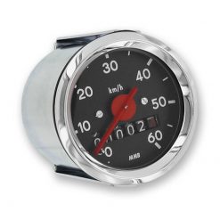 Tacho 60 km/h, Ø 48mm, universal, VDO-Anschluss