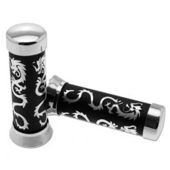 Paar Griffe Dragon schwarz/chrom
