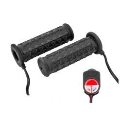 Griffe beheizbar / Heizgriffe Ø 25.4mm einstellbar BIKEIT 2 Stufen L: 129mm