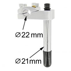 Lenkervorbau 21mm mit 4 Schrauben chrom