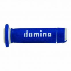 Paar Griffe Domino ATV A180 blau/weiss