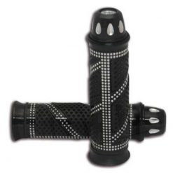 Paar Griffe SPC 2 Alu schwarz (25/27mm)