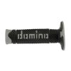 Paar Griffe Domino cross schwarz/grau