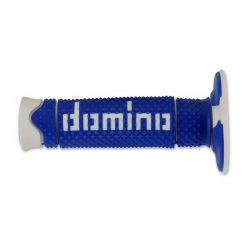 Paar Griffe Domino cross blau/weiss