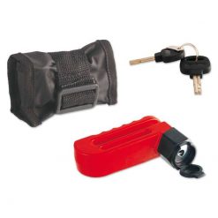 Bremsscheibenschloss 9.7mm mit Etui, rot