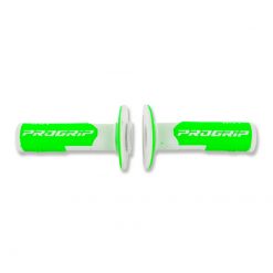 Paar Griffe Pro Grip MX 801 weiss/grün fluor