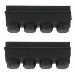 Bremsbeläge (Gummi) Solex vorne (Paar)