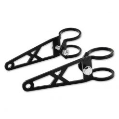 Lampenhalter EBR D=28mm CUSTOM links/rechts lang schwarz