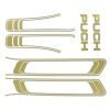 Aufklebersatz Rahmen Puch Maxi gold