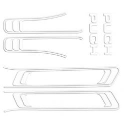 Aufklebersatz Rahmen Puch Maxi weiss