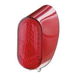 Rücklichtglas rot ULO Puch/Sachs alt, oval