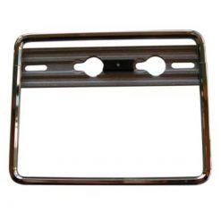 Kennzeichenrahmen Aluminium verchromt