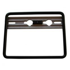 Kennzeichenrahmen Aluminium schwarz