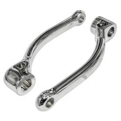 Tretkurbeln Puch Maxi chrom 156mm gebogen, Typ original (Paar)