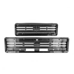 Kennzeichenrahmen SWISS KLICK Langformat schwarz