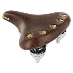 Sattel universal VELO Vintage Touring Leder braun