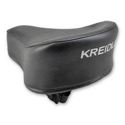Sattel Kreidler Flory schwarz mit Kreidler Schriftzug