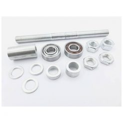 Vorderachse Ø 12mm komplett Puch mit Kugellager Ø29 (Leleu)