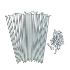 Speichen mit Nippel Ø 2.9x187mm Puch, Sachs 17 Zoll (36 Stück)