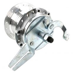 Radnabe+Bremsteller+Achse hint Leleu Puch Maxi N/Peugeot 103/104