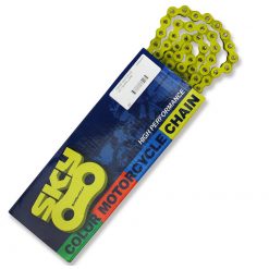 Kette 420 SARKANY 420 134L, verstärkt, ohne O-Ring, dunkelgelb