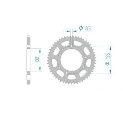 Zahnkranz Stahl 420 / 52 Zähne