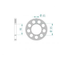Zahnkranz Stahl 428 / 56 Zähne