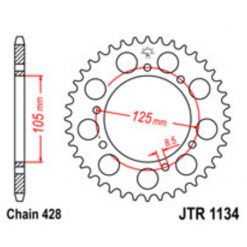 Zahnkranz Alu 428 / 56 Zähne