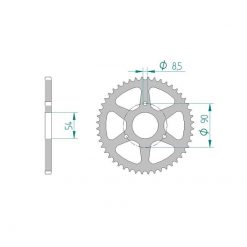 Zahnkranz Stahl 420 / 48 Zähne