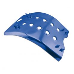 Motorenschutz Alu Derbi Senda blau eloxiert NETTOPREIS