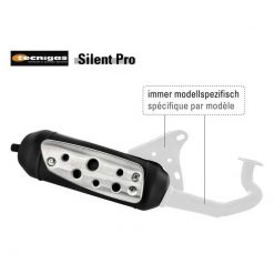 Auspuff Silent Pro Sym Fiddle II/Peugeot Kisbee 50 4-t