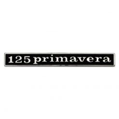 Emblem Vespa 125 Primavera schwarz/chrom 148x18mm