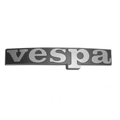 Emblem chrom VESPA schwarz/silber 120x22 mm