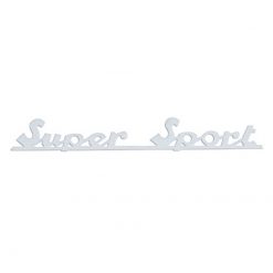 Emblem chrom Super Sport Vespa 169x21.5 mm