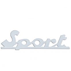 Emblem chrom Sport Vespa 75x20.5 mm