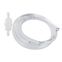 Benzinschlauch 5x9mm transparent 1m mit Filter (Ø 6mm)