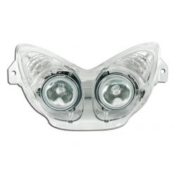 Scheinwerfer  halog  Aerox mit Blinker LED transparen NETTOPREIS