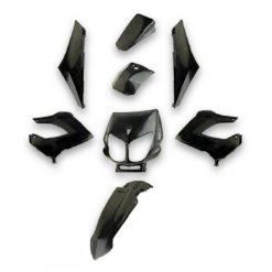 Verkleidungskit 8-T schwarz Derbi Senda DRD Xtreme 2000 - 2008