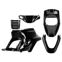 Verkleidungskit 5-Teilig MBK Booster/Yamaha Bws 2000 schwarz metallic
