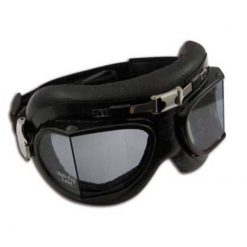 Brille Retro Air Force getönt schwarz