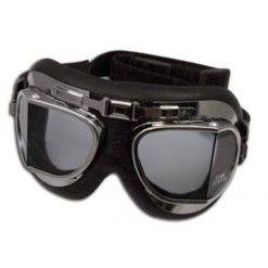 Brille Retro Air Force klar chrom